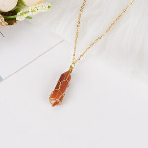 Carnelian Necklace - Boost Vitality, Creativity,