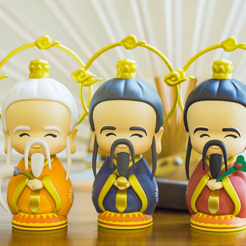 Taoist "Three Pristine One" figurine