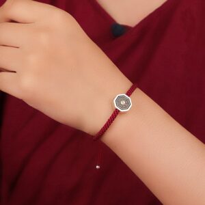 Purple Violet Red String Bracelet — Good Luck Protection