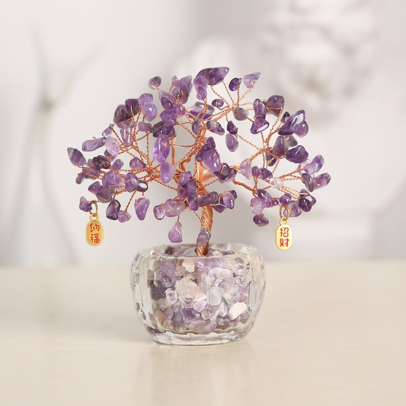 Feng Shui Amethyst Crystal Tree - Crystal Tree of Life - Image 4