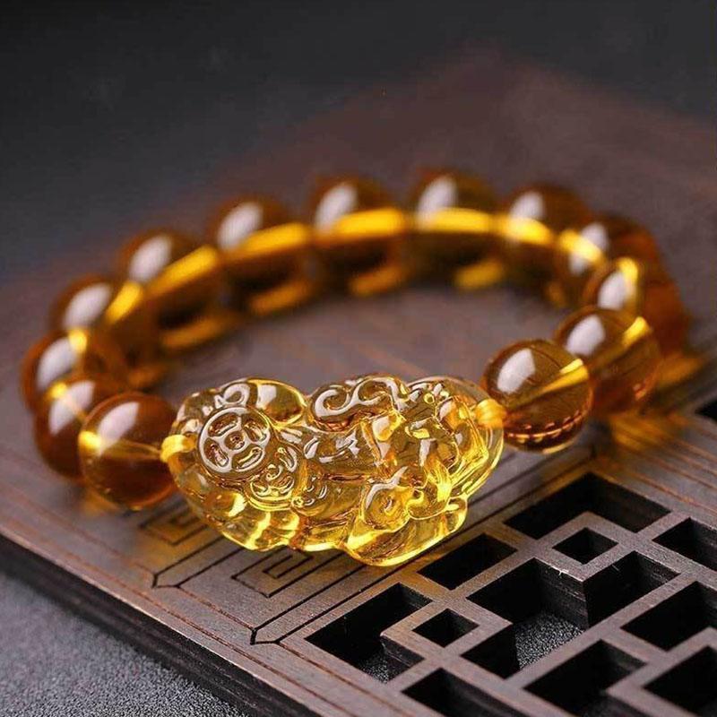 Citrine Pixiu Bracelet – Attract Wealth
