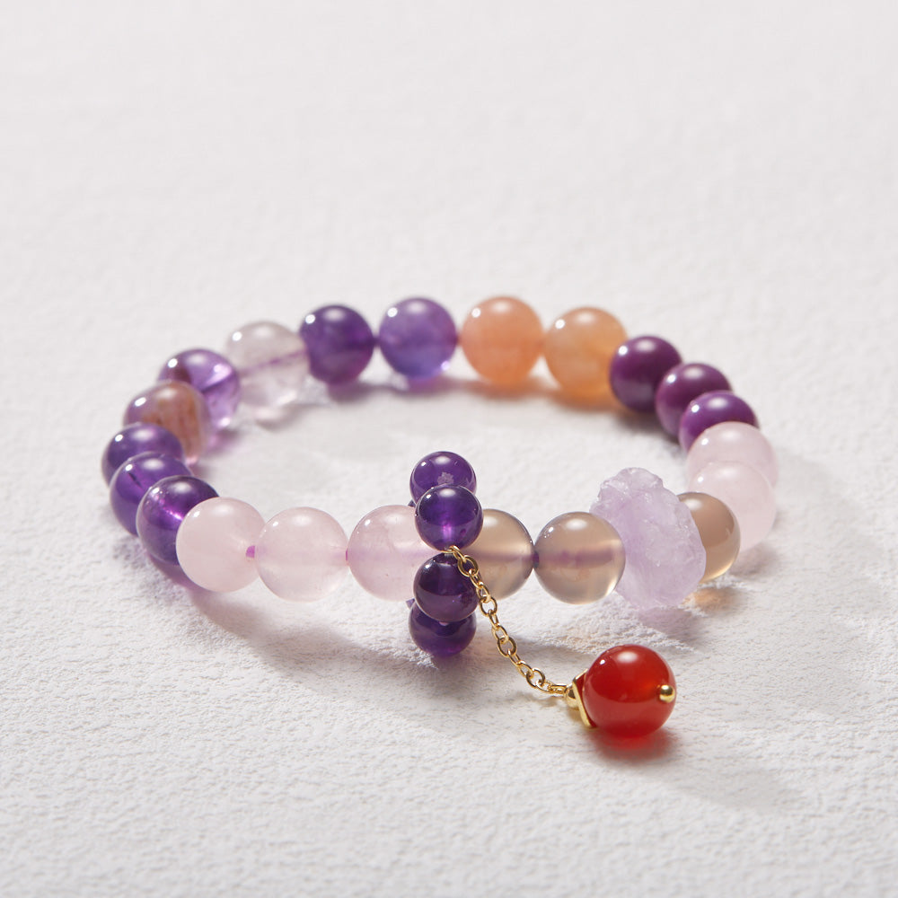 Future Prosperity Nine Purple Star Bracelet – Attract