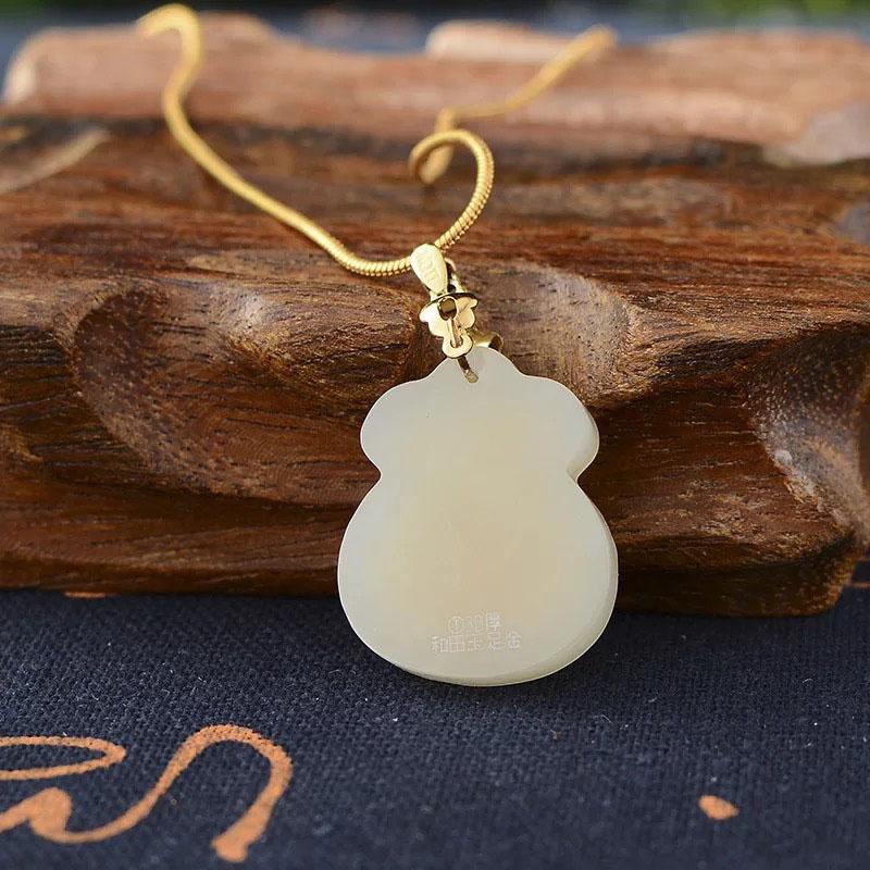Jade Money Bag Necklace - Feng Shui Wealth Activator - Image 4